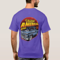 Caminhão Clássico Americano de Aço Vintage