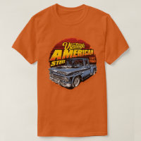 Caminhão Clássico Americano de Aço Vintage