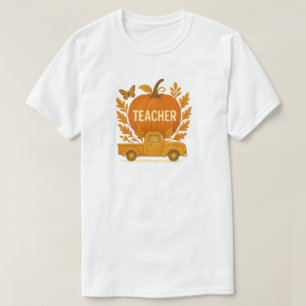 Camiseta Caminhão de Bombas do outono para Professores