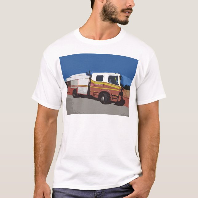 Camiseta Caminhão de Bombeiros (Frente)