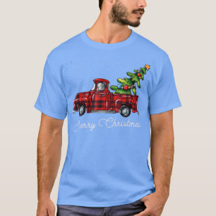 Camiseta Caminhão de coleta de Xadrez de Buffalo Vermelho c