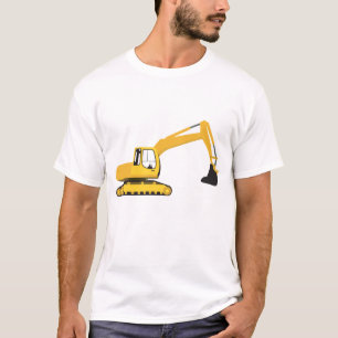 Camiseta Caminhão de Construção da Escavadora