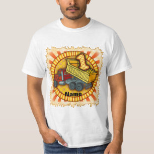 Camiseta Caminhão de descarte de 1º aniversário