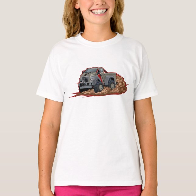 Camiseta Caminhão de desenho animado (Frente)