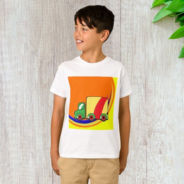 Camiseta Caminhão de Entrega Colorido e Vibrante (Criador carregado)
