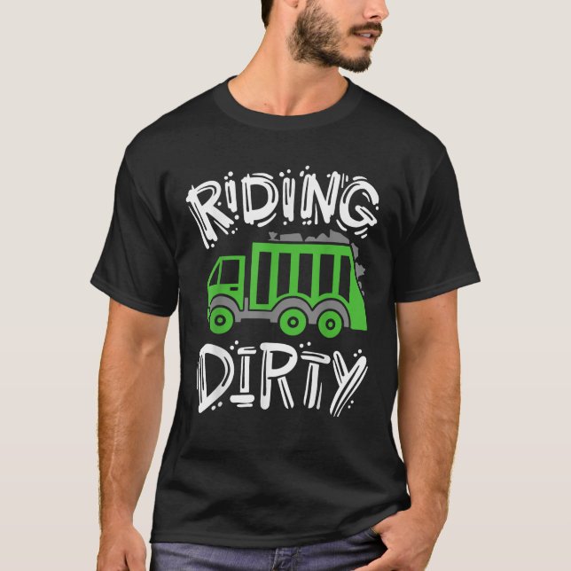 Camiseta Caminhão de Lixo Andando Sujo (Frente)