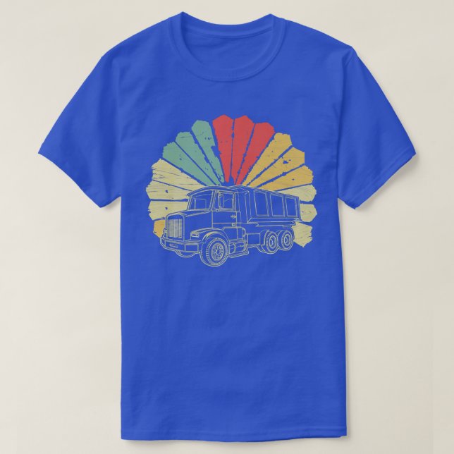 Camiseta Caminhão de Lixo da Vintage (Frente do Design)