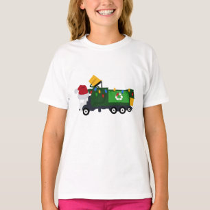 Camiseta Caminhão de lixo do Reciclagem de Natal