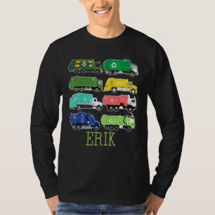 Camiseta Caminhão de lixo Erik para crianças Coletor Ecolog