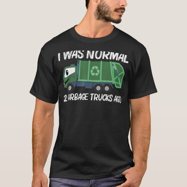 Camiseta Caminhão De Lixo Gelado Para Homens Mulheres Trapa (Frente)
