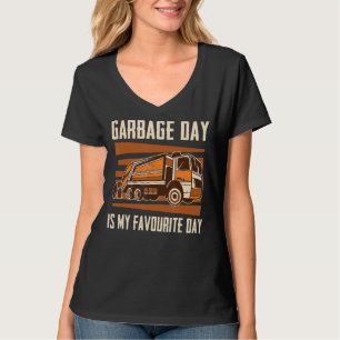 Camiseta Caminhão de lixo Lixo Lixo Lixo Caminhões de lixo