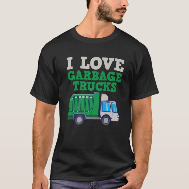 Camiseta Caminhão de Lixo Lover (Frente)