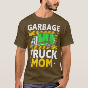 Camiseta Caminhão de lixo Mãe Reciclagem de Gestão de Resíd