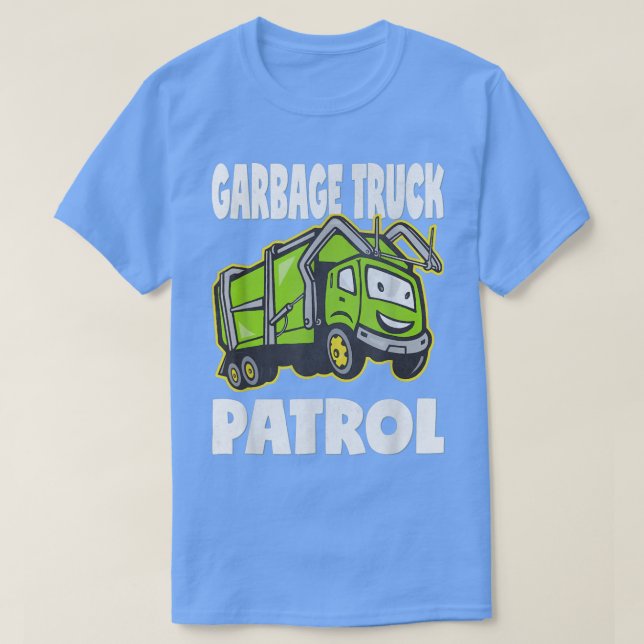Camiseta Caminhão de Lixo Patrulha Vintage Monster Caminhõe (Frente do Design)