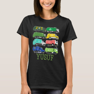 Camiseta Caminhão de lixo Yusuf para crianças ecologista co