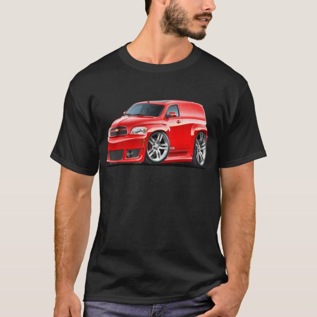 Camiseta Caminhão de painel vermelho de Chevy HHR SS (Frente)