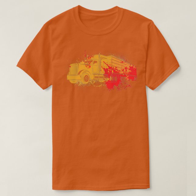 Camiseta Caminhão de Tração 1 (Frente do Design)