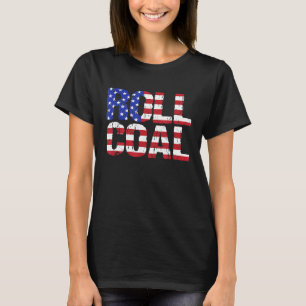 Camiseta Caminhão Diesel Roça Carvão Bandeira Americana