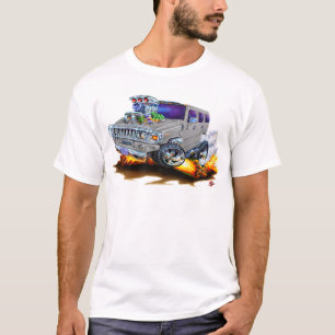 Camiseta Caminhão do cinza de Hummer H2