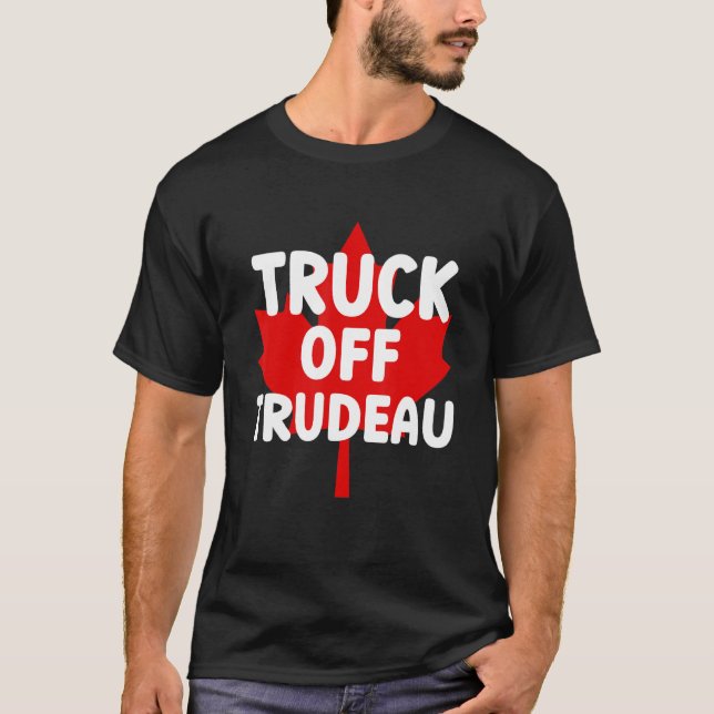 Camiseta Caminhão do Comboio da Liberdade da TRUDEAU 2022 C (Frente)