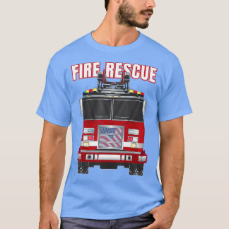 Camiseta Caminhão do Departamento de Bombeiros de Emergênci