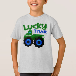 Camiseta Caminhão do dia do St Patrick conhecido do miúdo
