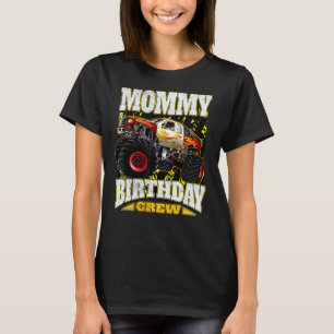 Camiseta Caminhão do Monstro da Tripulação de Aniversário d