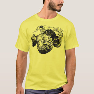 Camiseta Caminhão do Monstro Negro