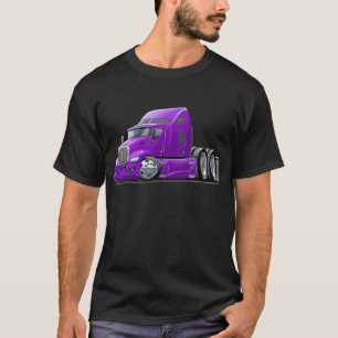Camiseta Caminhão do roxo de Kenworth 660