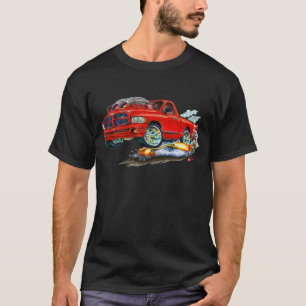 Camiseta Caminhão do vermelho de Dodge SRT10