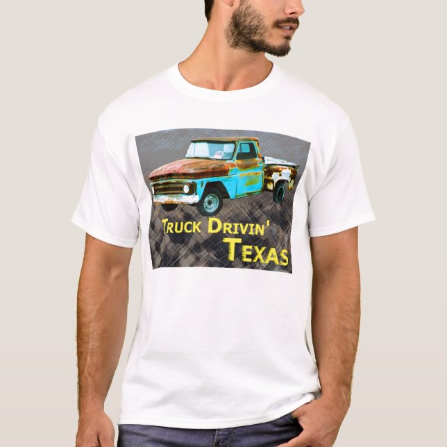 Camiseta Caminhão Drivin Texas (Frente)