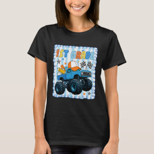 Camiseta Caminhão engraçado de volta às aulas para o primei