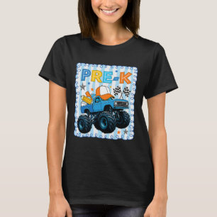 Camiseta Caminhão engraçado de volta às aulas pré-escolar p