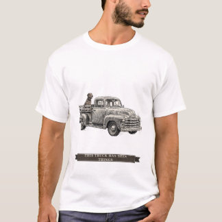 Camiseta Caminhão Engraçado "Este Caminhão Já Viu Coisas"