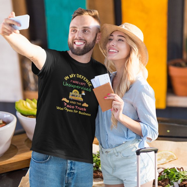 Camiseta Caminhão Engraçado para Taco Amantes Viciados em T (Taco Truck T-Shirt for Taco Lovers)
