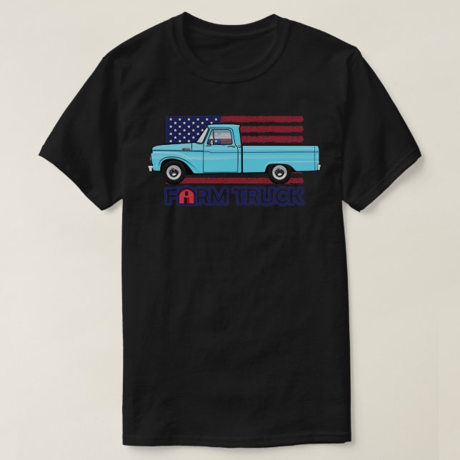 Camiseta Caminhão Fazenda Azul (Frente do Design)