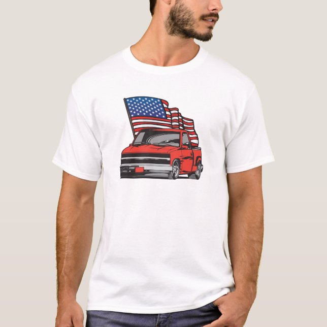 Camiseta Caminhão feito sob encomenda americano (Frente)