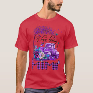 Camiseta Caminhão Flor Eu Adoro Ser Mimi Borboleta Arte Gra