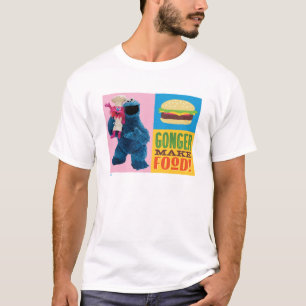 Camiseta Caminhão Foodie do Monstro do Biscoito Gonger M