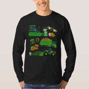 Camiseta Caminhão Guindaste Veículo de Construção C Dia de