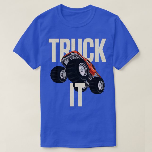Camiseta Caminhão Monster 4x4 Pickup Caminhão Cowboy C (Frente do Design)