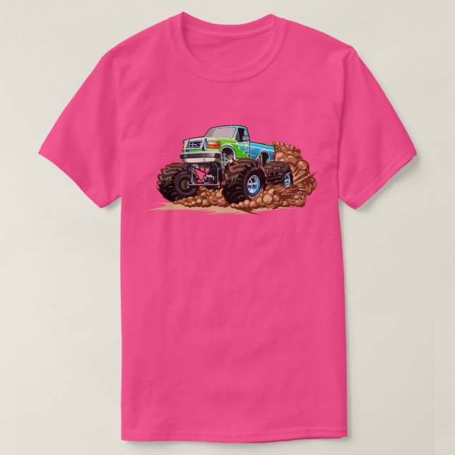 Camiseta caminhão monstro 3 (Frente do Design)
