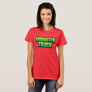 Camiseta caminhão monstro, caminhões monstros, compota mons