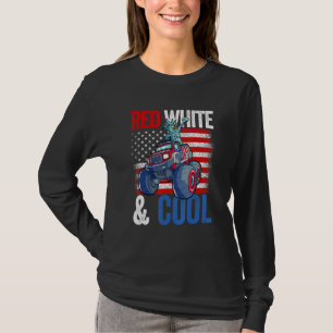 Camiseta Caminhão Monstro Da Liberdade Da Estátua 4 De Julh