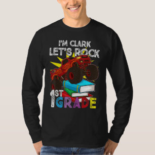 Camiseta Caminhão Monstro das ruas, sou o Clark Vamos Rock 