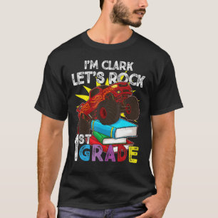 Camiseta Caminhão Monstro das ruas, sou o Clark Vamos Rock