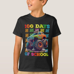 Camiseta Caminhão Monstro de 100 Dias de Escola Professor E