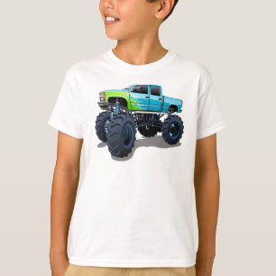 Camiseta Caminhão monstro de cartum