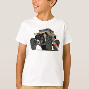 Camiseta Caminhão monstro de cartum