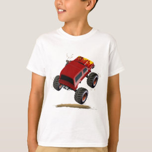 Camiseta Caminhão monstro de cartum